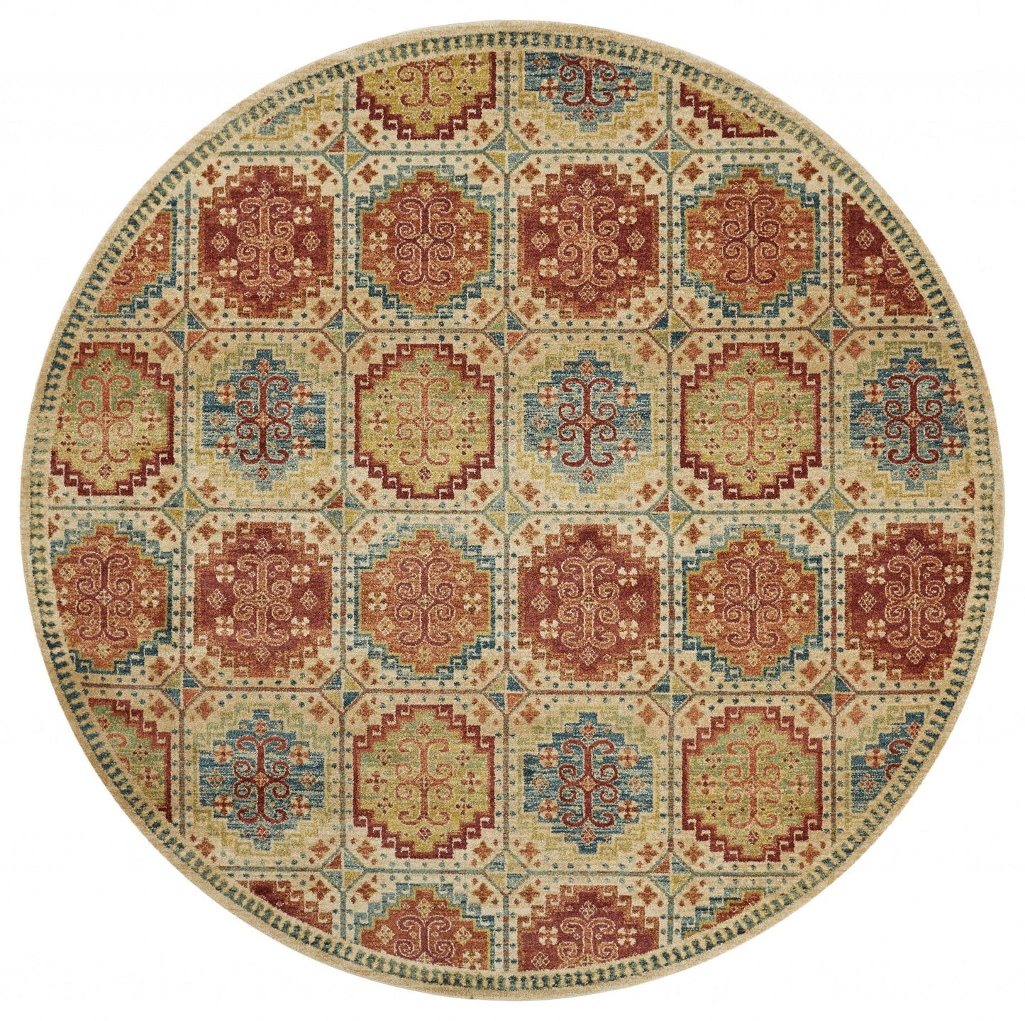 HomeRoots 118" x 158" Sand Polypropylene Rug