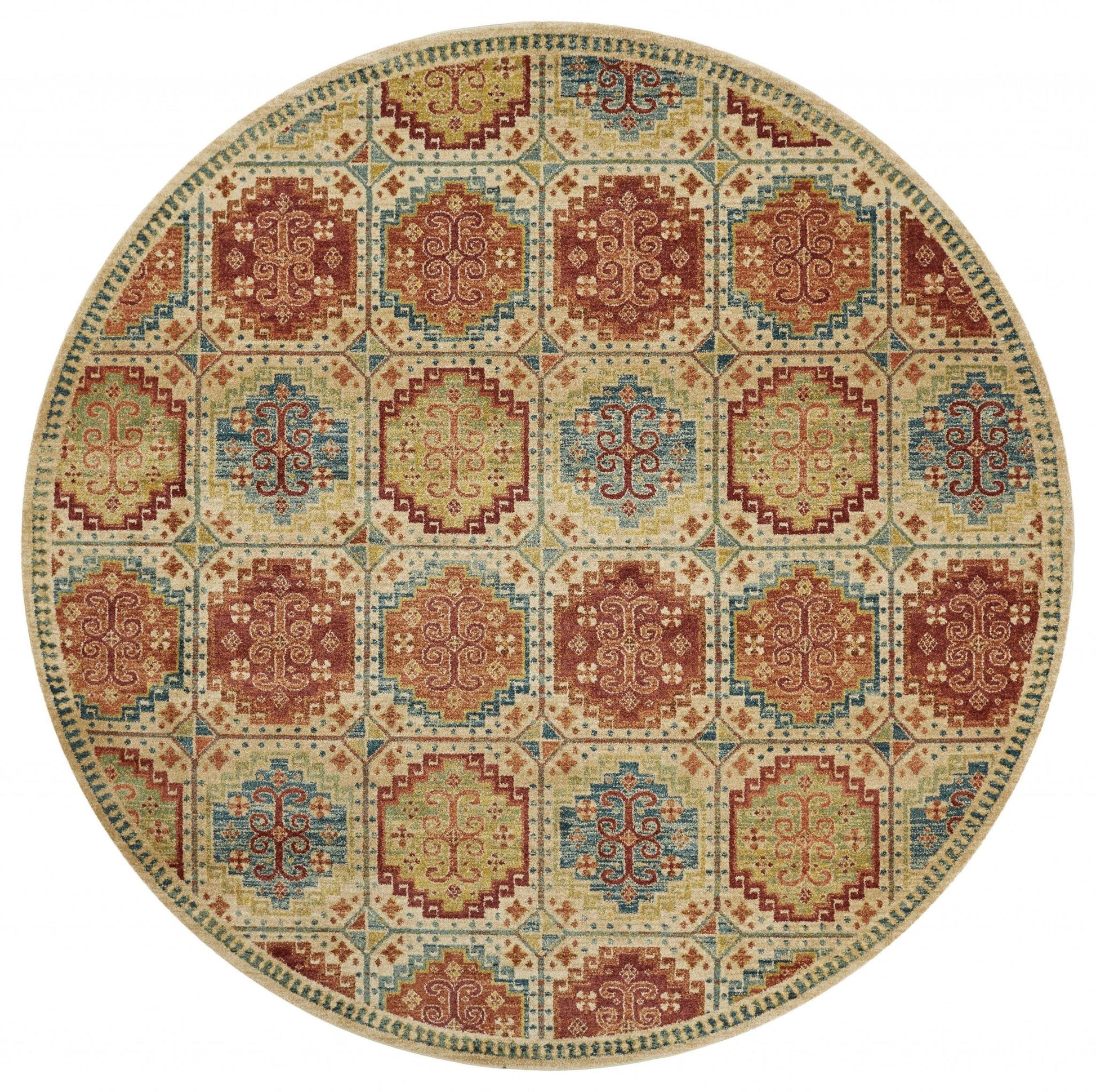 HomeRoots 118" x 158" Sand Polypropylene Rug