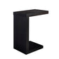 HomeRoots 11.5" x 18" x 24" Hollow Core Particle Board Accent Table in Cappuccino Finish