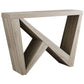 HomeRoots 11.5" x 47.25" x 32" Dark Taupe Hollow Core Particle Board Accent Table Hall Console