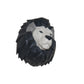 HomeRoots 11.5" x 9.5" x 14" Origami Lion Head Wall Decoration