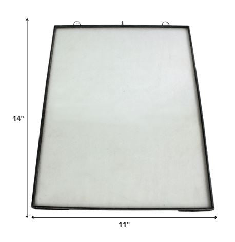 HomeRoots 11x14 Black Metal Vertical Wall Frame