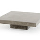 HomeRoots 12' Concrete Coffee Table