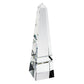 HomeRoots 12 Hand Crafted Crystal Obelisk