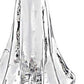 HomeRoots 12" Mouth Blown Clear Glass Christmas Tree Sculpture