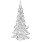 HomeRoots 12" Mouth Blown Clear Glass Christmas Tree Sculpture
