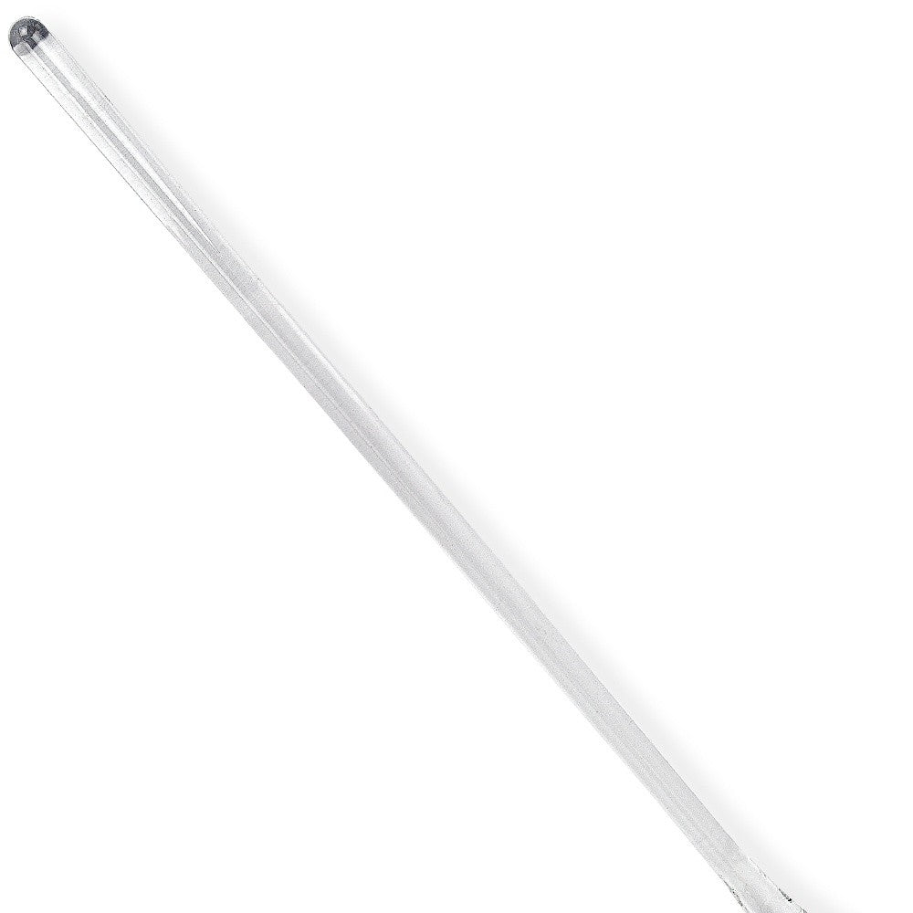 HomeRoots 12" Mouth Blown Lead Free Martini Stirrer in Crystal Finish