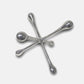 HomeRoots 12' Silver Finish Extra Large Decorative Jack