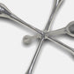 HomeRoots 12' Silver Finish Extra Large Decorative Jack