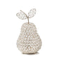 HomeRoots 12' Silver Pear Faux Crystal Sculpture