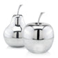 HomeRoots 12' x 12' x 13' Buffed Extra Large Polished Apple