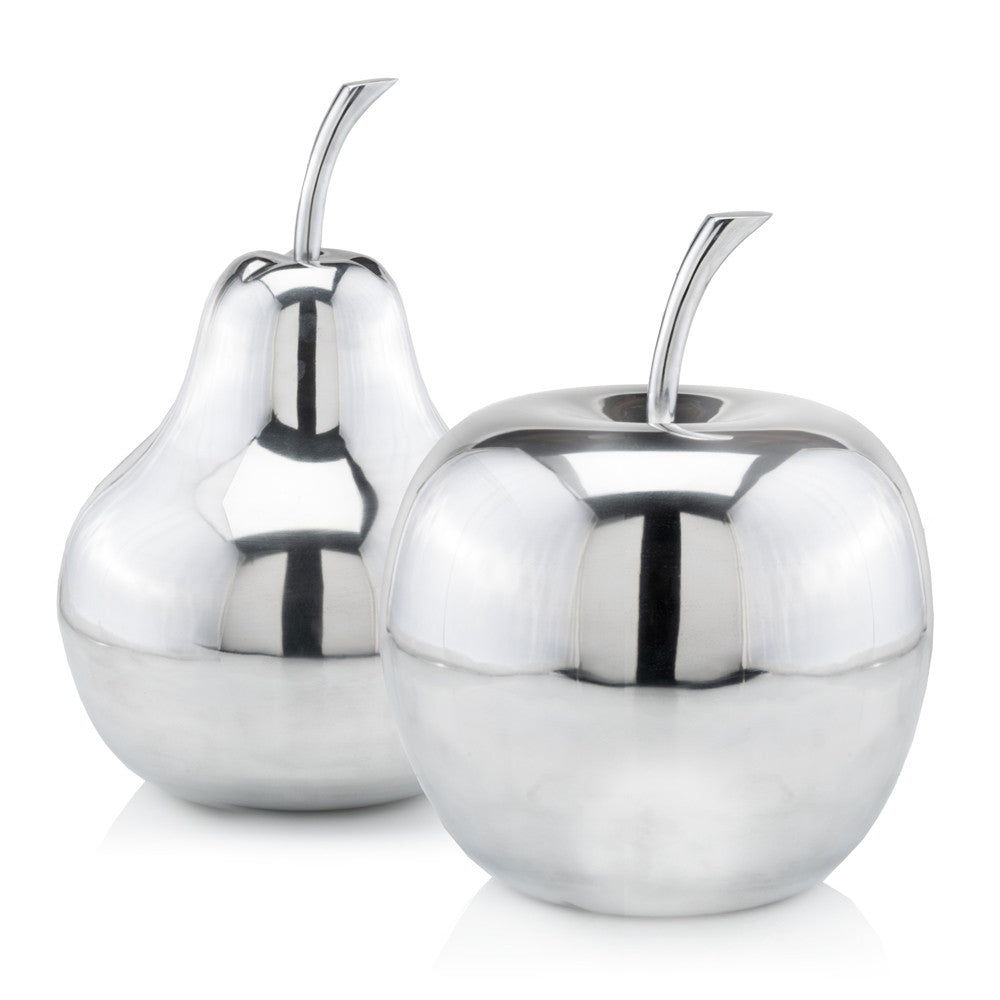 HomeRoots 12' x 12' x 13' Buffed Extra Large Polished Apple