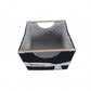 HomeRoots 12" x 12.5" x 9.5" White Blue Foldable Fabric Basket Set of 3