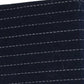 HomeRoots 12" x 12.5" x 9.5" White Blue Foldable Fabric Basket Set of 3