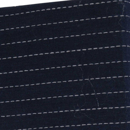 HomeRoots 12" x 12.5" x 9.5" White Blue Foldable Fabric Basket Set of 3
