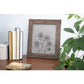 HomeRoots 12" x 13" Rustic Espresso Picture Frame