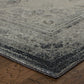 HomeRoots 12' x 15' Ivory and Gray Pale Medallion Area Rug
