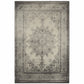 HomeRoots 12' x 15' Ivory and Gray Pale Medallion Area Rug