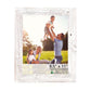 HomeRoots 12" x 15" Rustic White Washed Grey Picture Frame