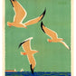 HomeRoots 12" x 18" Birds Over Lake Michigan c1929 Vintage Travel Poster Wall Art