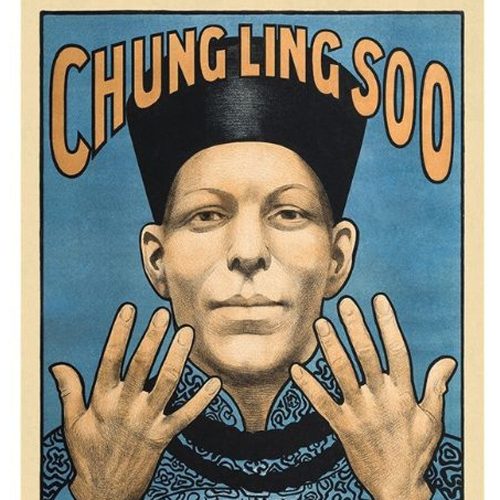 HomeRoots 12" x 18" Chung Ling Soo Vintage Magic Poster Wall Art