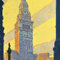 HomeRoots 12" x 18" Cleveland Union Terminal Vintage Travel Poster Wall Art