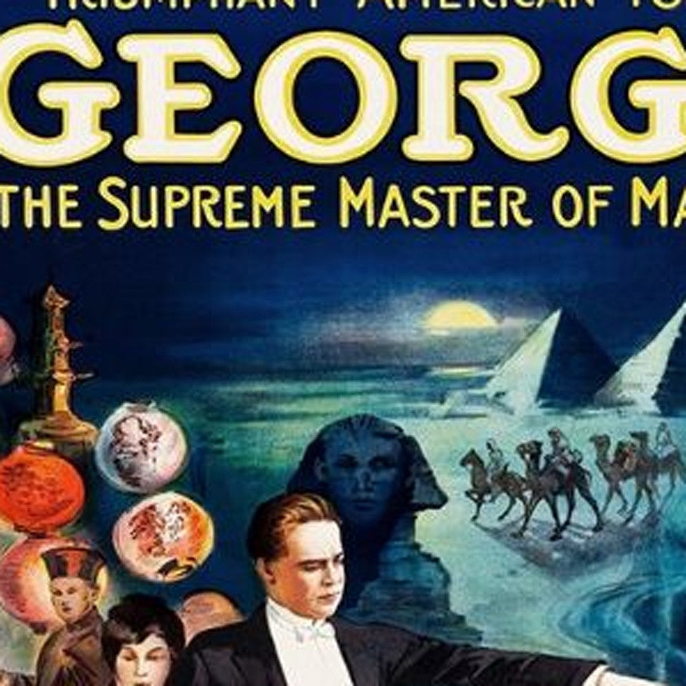 HomeRoots 12" x 18" George the Supreme Master Vintage Magic Poster Wall Art