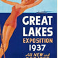 HomeRoots 12" x 18" Great Lakes 1937 Vintage Travel Poster Wall Art