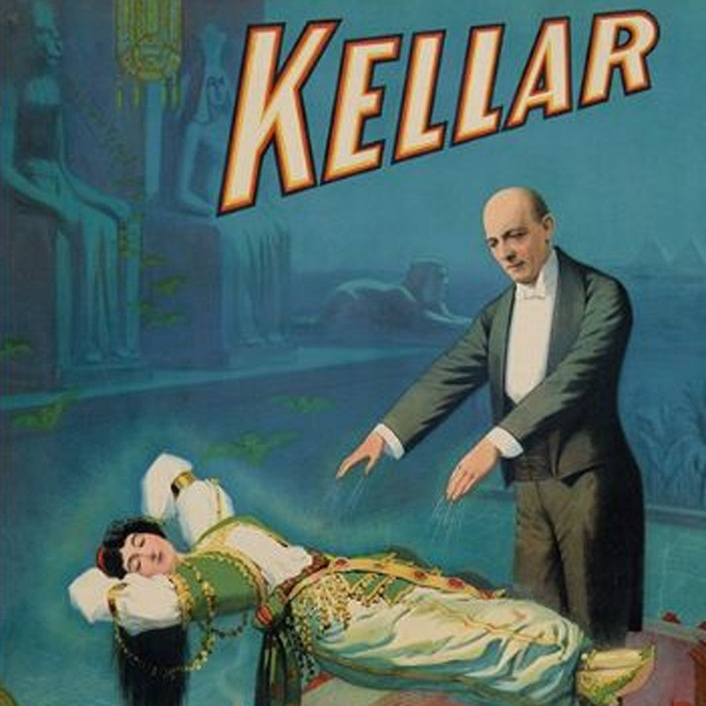 HomeRoots 12" x 18" Kellar Levitation Vintage Magic Poster Wall Art