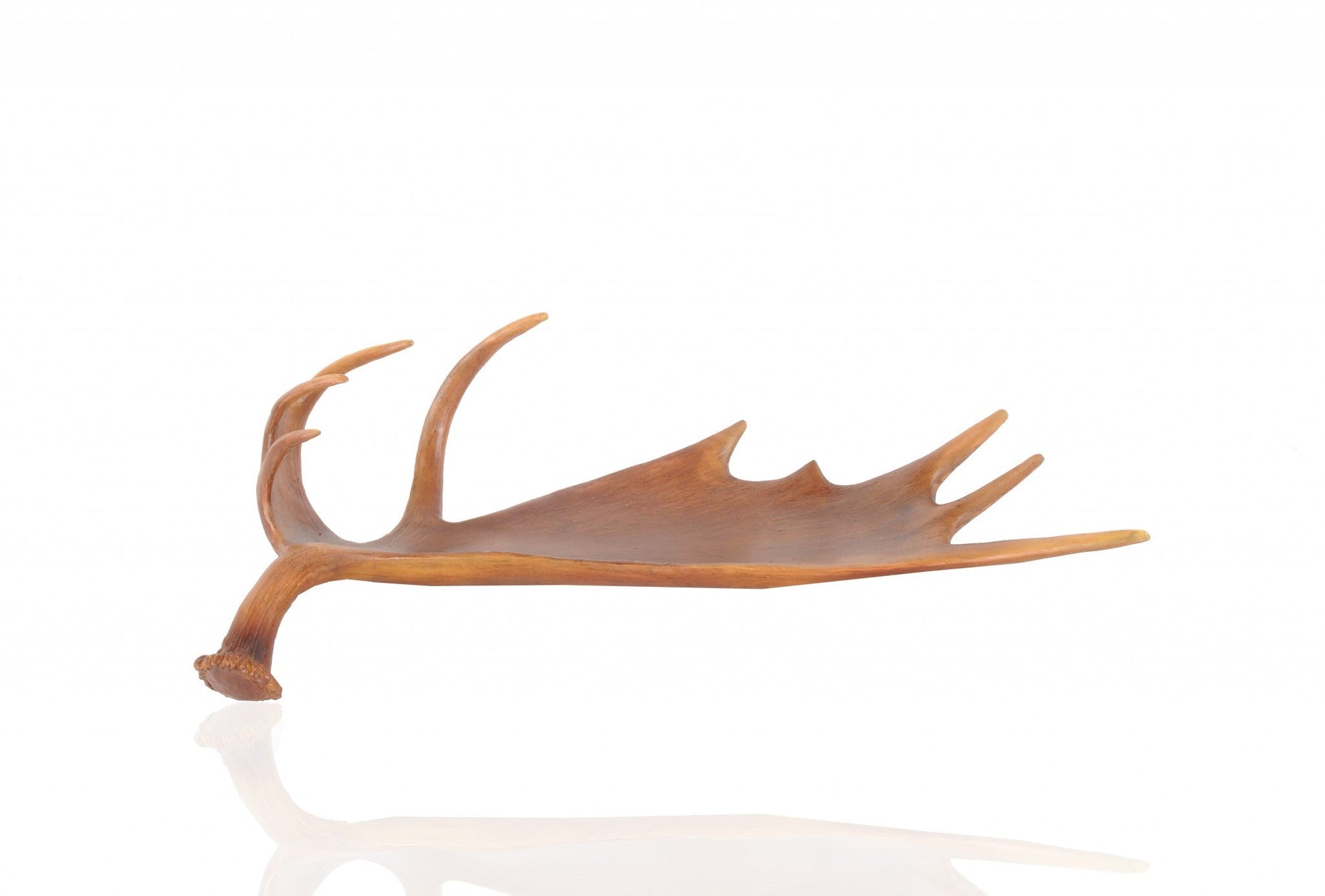 HomeRoots 12" x 23.5" x 6.5" Deer Antler Tray
