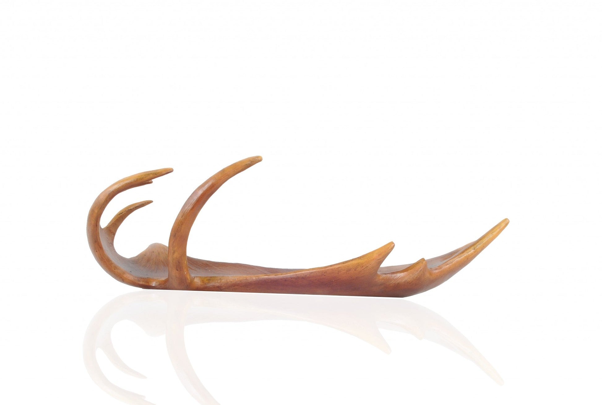 HomeRoots 12" x 23.5" x 6.5" Deer Antler Tray