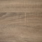 HomeRoots 12" x 48" x 32" Dark Taupe Laminated Finish and Black Metal Accent Table