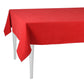 HomeRoots 120" Merry Christmas Rectangle Tablecloth in Red