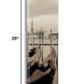 HomeRoots 13" Gondolas Against The Church of San Giorgio Maggiore Giclee Wrap Canvas Wall Art