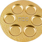 HomeRoots 13" Handcrafted Decor Gold Seder Plate