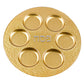 HomeRoots 13" Handcrafted Decor Gold Seder Plate