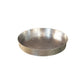 HomeRoots 13" Handcrafted Stainless Steel Round Tray With Hammered Finish