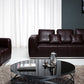 HomeRoots 13" Metal and Glass Coffee Table in Black Finish