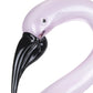 HomeRoots 13 Mouth Blown Pink Flamingo Art Glass