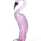 HomeRoots 13 Mouth Blown Pink Flamingo Art Glass