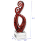 HomeRoots 13 MultiColor Art Glass Centerpiece