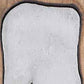 HomeRoots 13' x 13' x 1' Silver Natural Wood and Metal Wall Tile