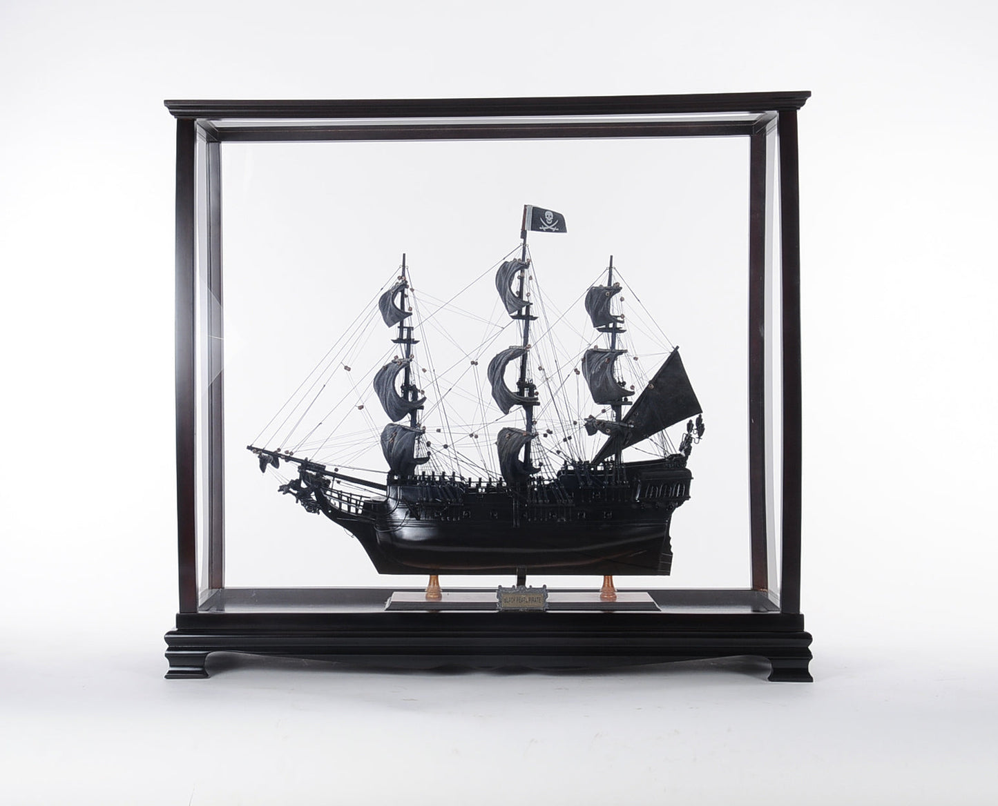 HomeRoots 13" x 34" x 31.5" MediumDisplay Case for Tall Ship