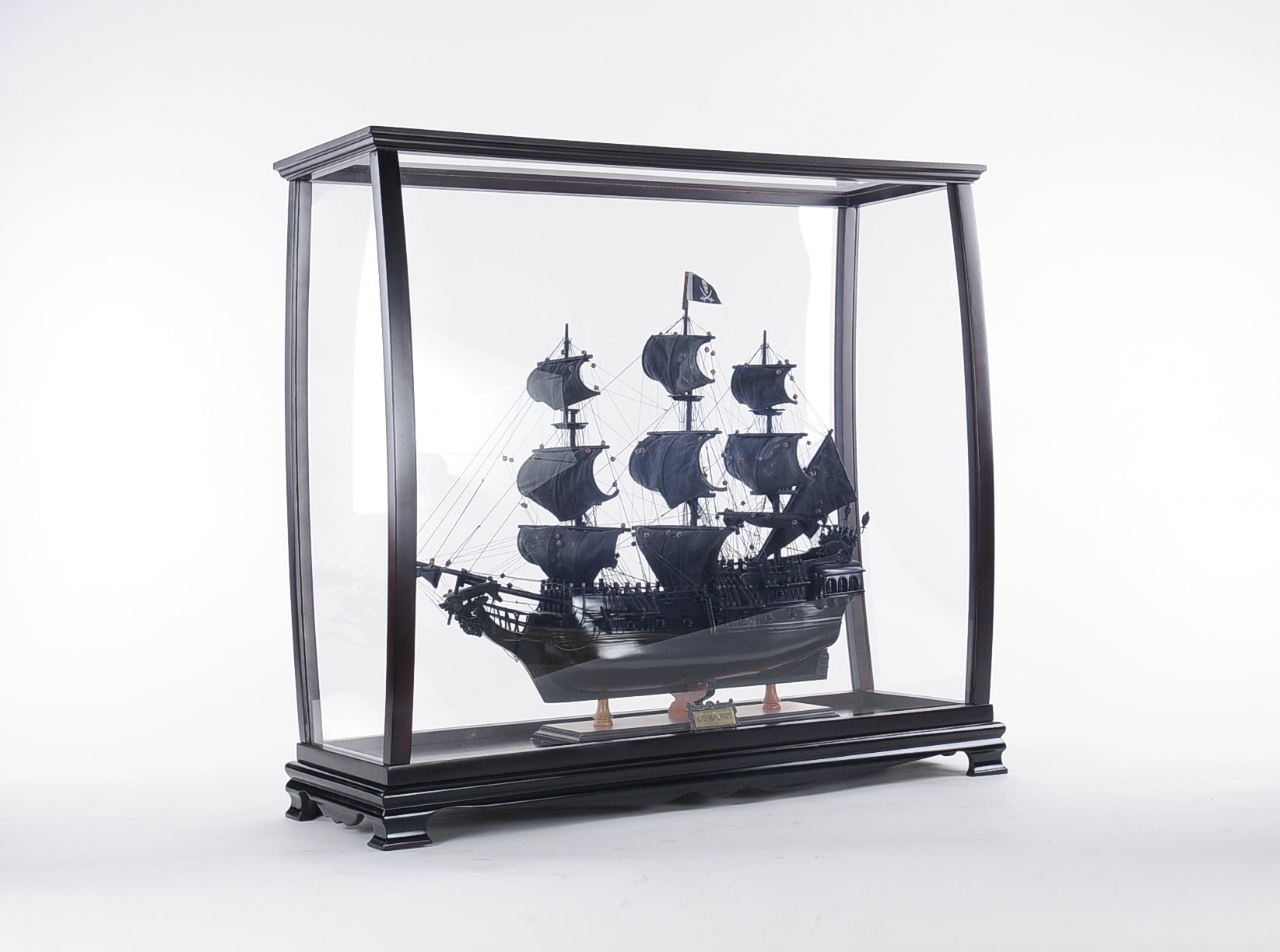 HomeRoots 13" x 34" x 31.5" MediumDisplay Case for Tall Ship