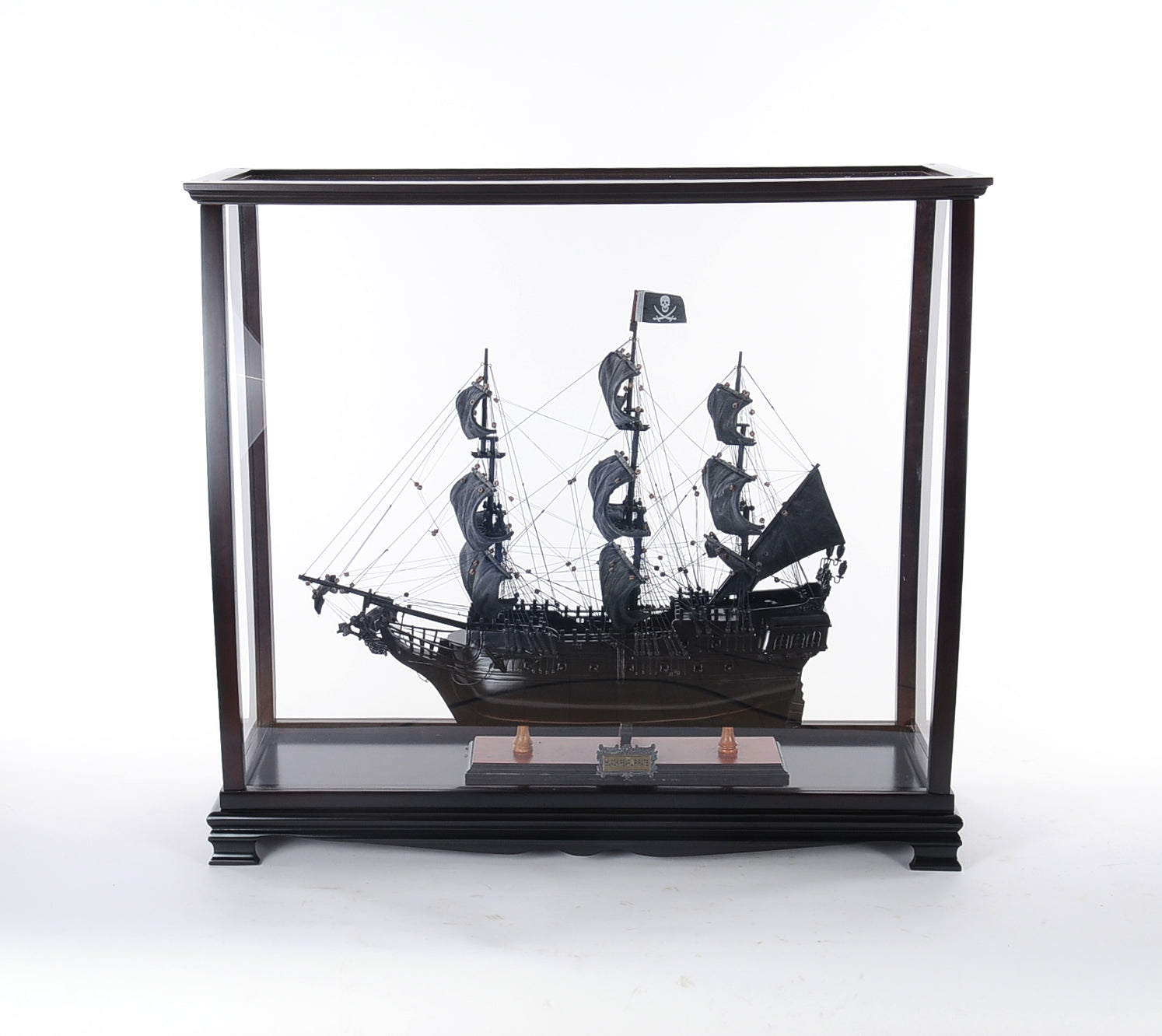 HomeRoots 13" x 34" x 31.5" MediumDisplay Case for Tall Ship