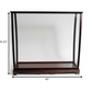 HomeRoots 13.75" x 40" x 39.25" Table Top Display Case