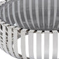 HomeRoots 14" Glass and Stainless Steel Round Coffee Table