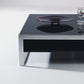 HomeRoots 14" Lacquer MDF and Steel Coffee Table in Ebony Finish