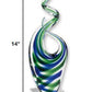 HomeRoots 14 MultiColor Glass Art Glass Centerpiece