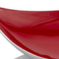 HomeRoots 14" x 14" Buffed And Poppy Red Trigon Tray